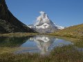 B (150) The Matterhorn reflected in the Riffelsee